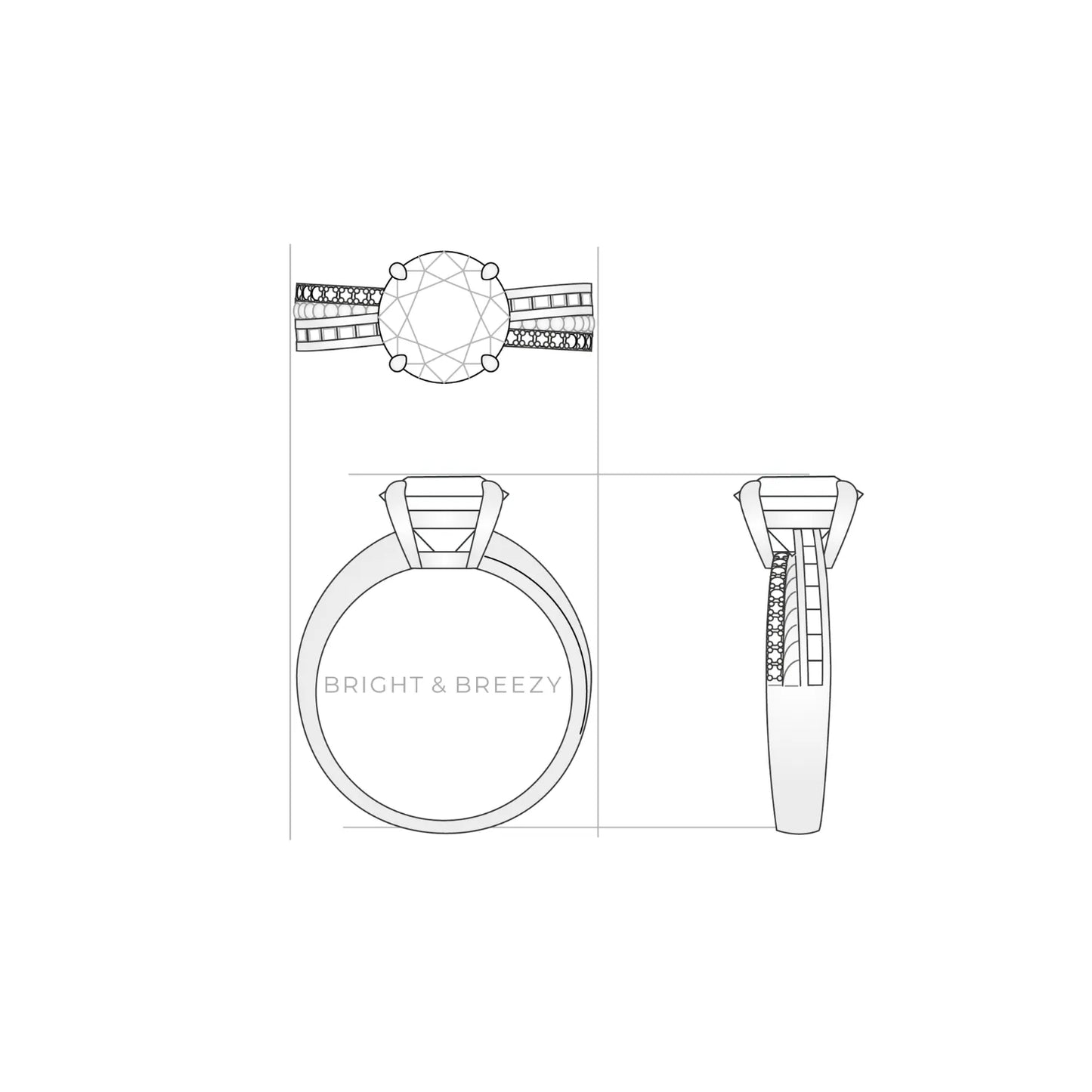 アルコバレーノ デザイン図 2.0ct