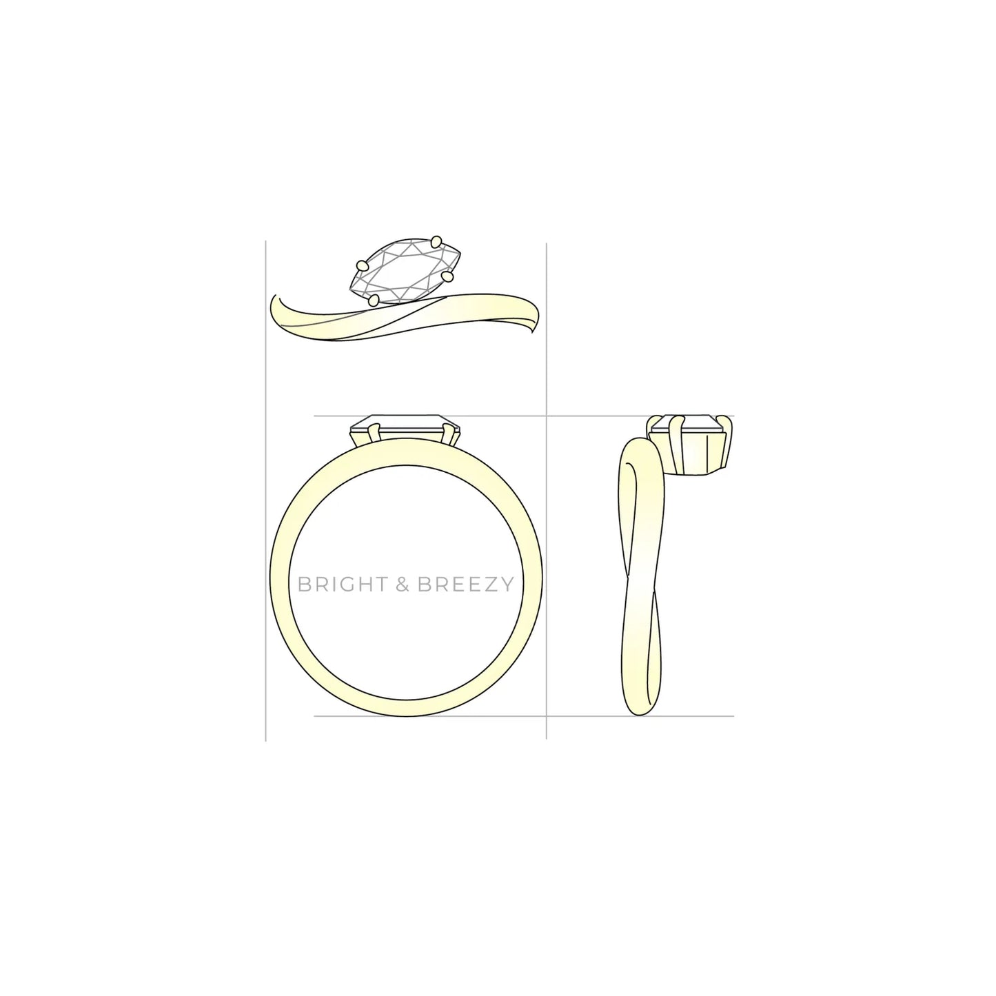 カノーロ / マーキースカット デザイン図