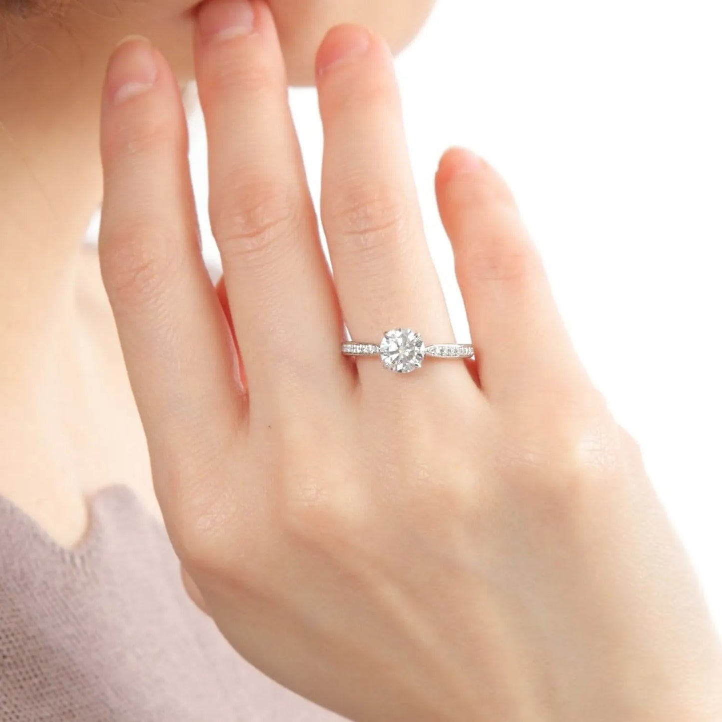 婚約指輪プロメッサのラボグロウンダイヤモンド1ct