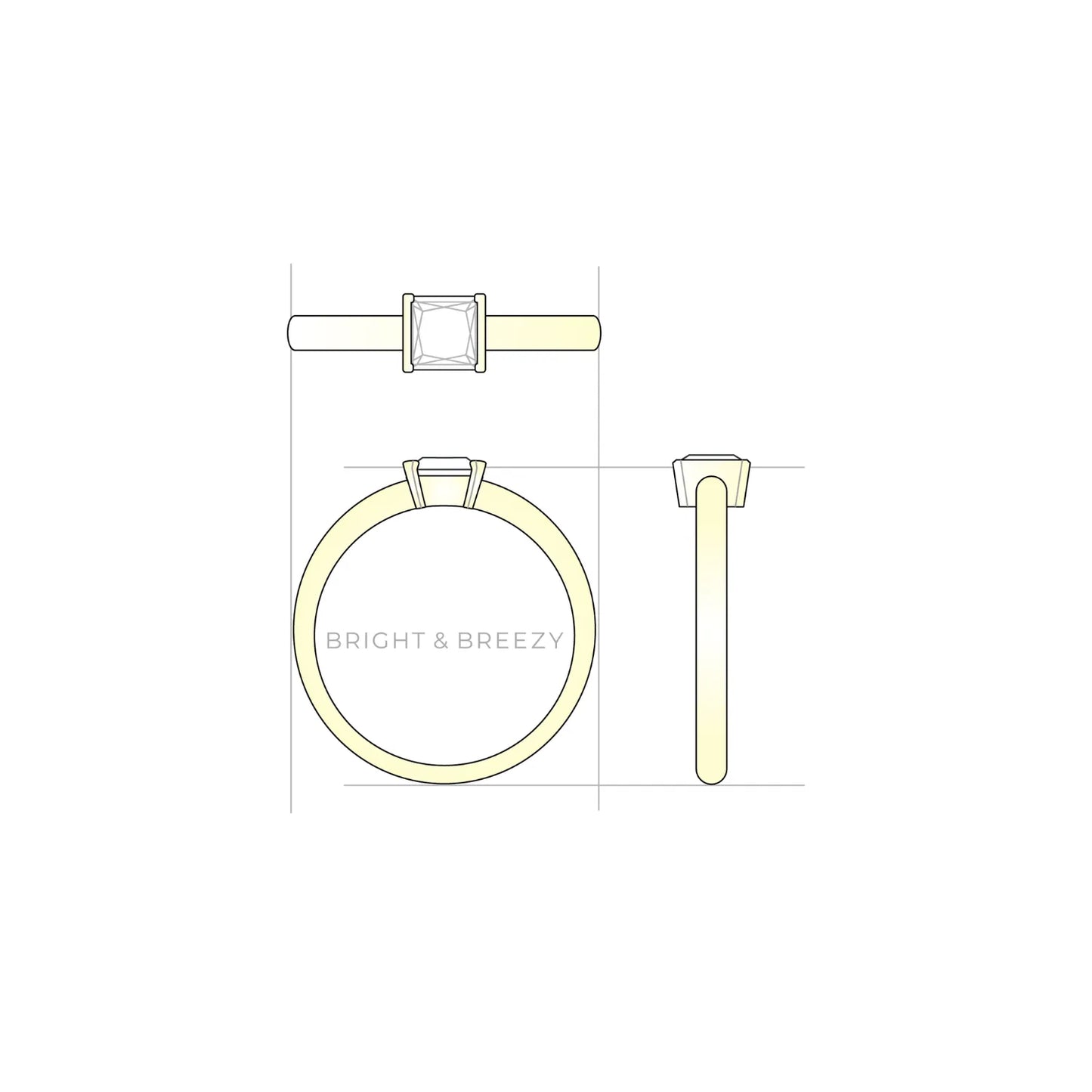 ステッラ / アッシャーカット デザイン図