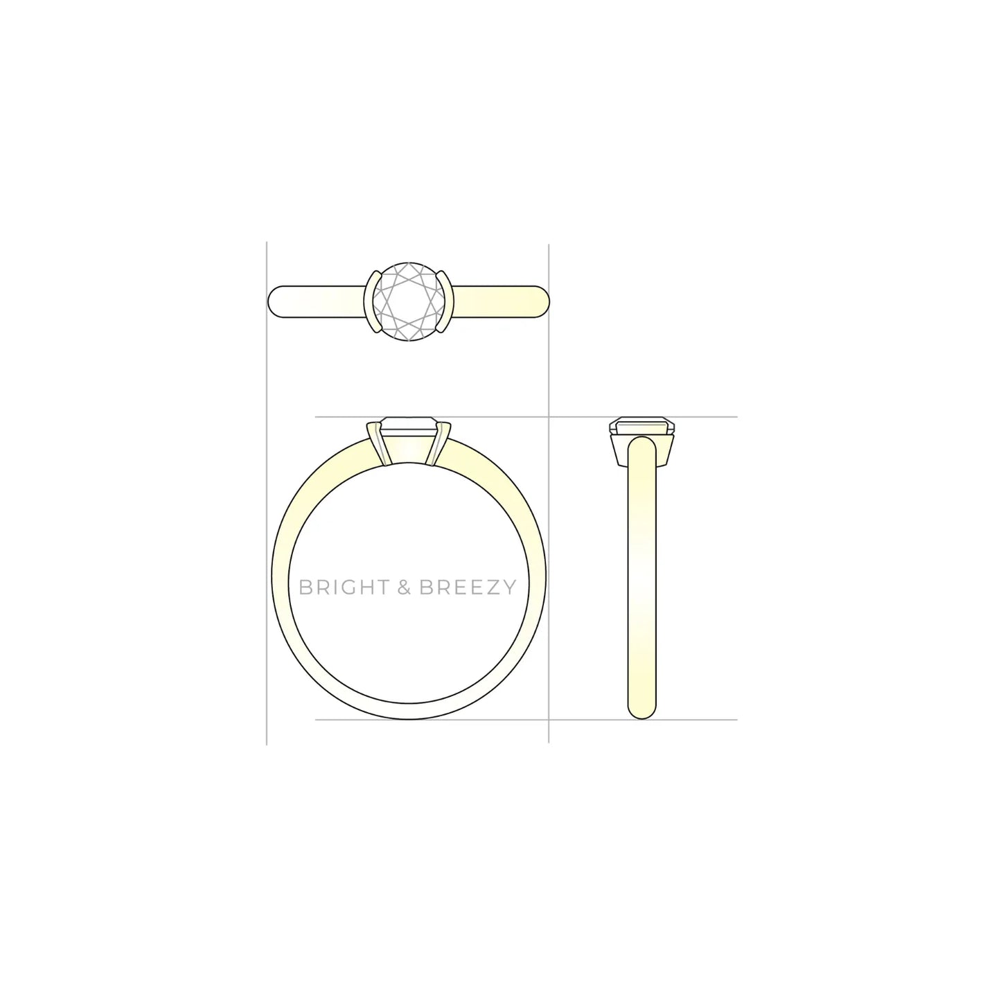 ステッラ / ブリリアントカット デザイン図