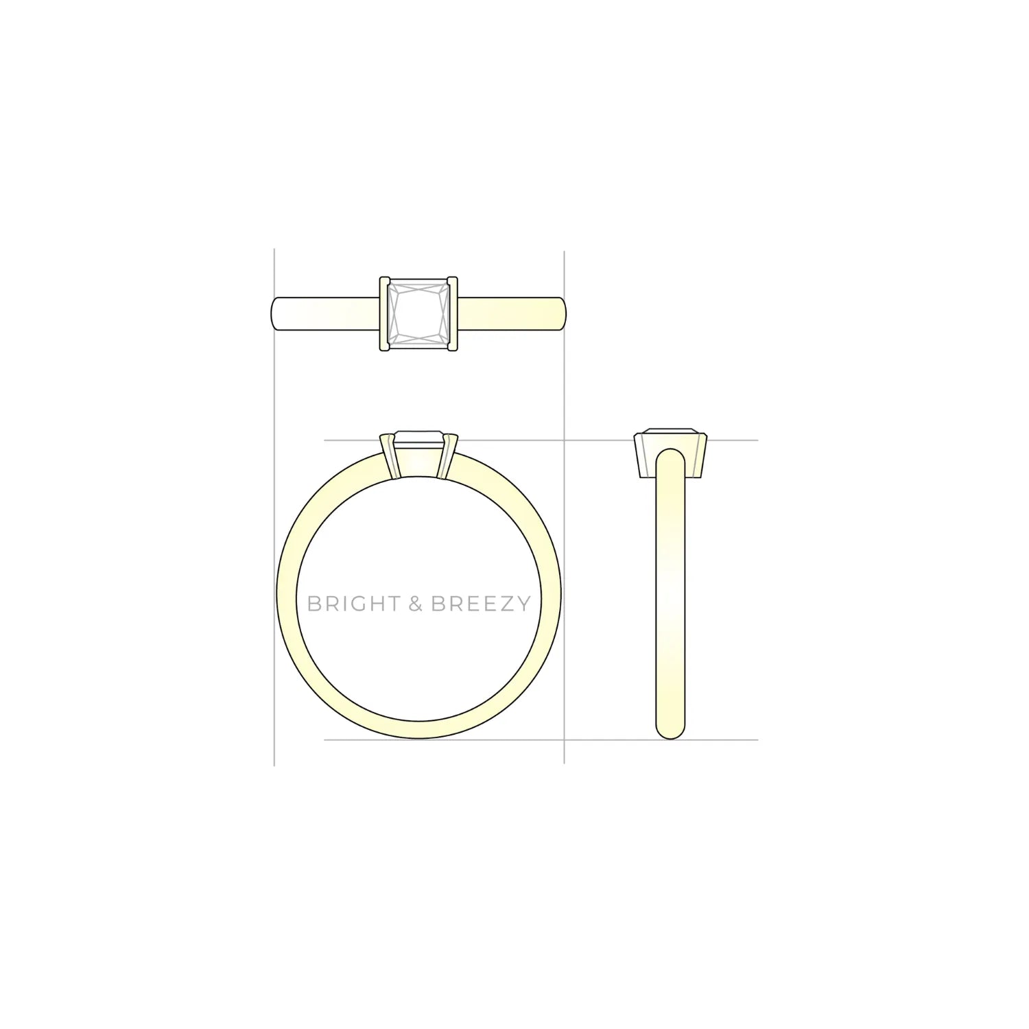 ステッラ / アッシャーカット デザイン図